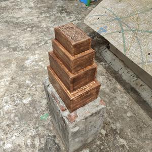 Hand Carved American Style Eco-Friendly <b>Wooden</b> Cremation Urn <b>Box</b> with Hinged Lid Customizable Designs for Human Ashes - Product Image 6