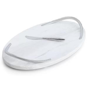 Vente de gros Plateau de service personnalisé en métal et marbre de haute qualité - Product Image 5