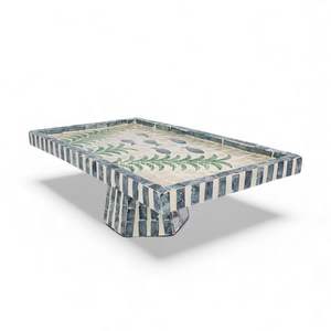 Support à nourriture et vaisselle en nacre naturelle, fait à la main, provenant d'une usine vietnamienne - Product Image 3