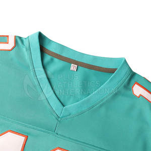 Camiseta de fútbol americano para hombre con hombros anchos y diseño holgado Sublimación personalizada Camiseta de fútbol americano - Product Image 3