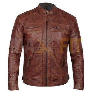 Nouvelle veste en cuir de mouton de haute qualité personnalisée pour hommes vestes en cuir pour hommes par MAXFIT ENTERPRISES - Product Image 4