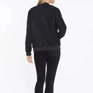 Chaqueta Bomber Vintage Cortavientos de Manga Larga Informal para Mujer, Chaqueta Bomber de Moda con Bolsillos, Chaquetas de Primavera - Product Image 6