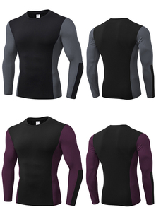 Men's MMA Rash Guard <b>Compression</b> Shirt Long Sleeve BJJ Grappling <b>Base</b> <b>Layer</b> Quick Dry Fight Wear Top Wholesale - Product Image 5