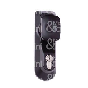 PLACA CON POMO VERSIÓN CONDOMINIO Perilla desactivación con llave Cilindro niquelado Extracción de llave solo con perilla - Product Image 1