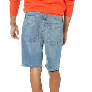 Shorts en jean pour homme de qualité supérieure fabriqués au Pakistan, service OEM, taille mi-haute, 100% coton, séchage rapide, confortable, décontracté, motif uni, couleur unie - Product Image 4