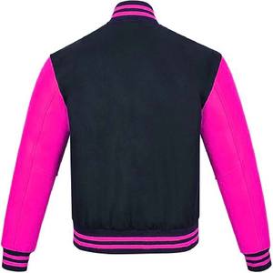 Vente en gros d'usine de vestes d'université de baseball surdimensionnées de qualité professionnelle personnalisées, veste de baseball pour hommes - Product Image 2