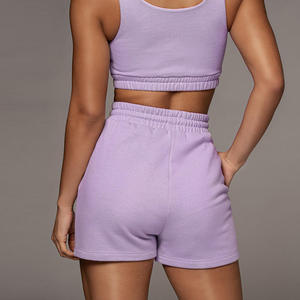 Productos de Moda, Conjunto Deportivo de Dos Piezas para Mujer, 100% Algodón, Cálido para Invierno, Corto, Informal, 2026 - Product Image 3