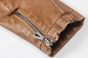 สไตล์คุณภาพสูงหรูหราหนังผู้ชายแจ็คเก็ตหนังแท้ขายส่งที่กําหนดเองฤดูใบไม้ร่วงและฤดูหนาวแฟชั่นแจ็คเก็ตหนัง - Product Image 6