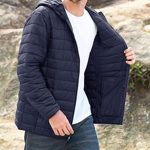 Veste d'hiver réversible de haute qualité pour hommes Logo personnalisé OEM Imprimé Fermeture à glissière Bulle Design made by Dress Sports - Product Image 4