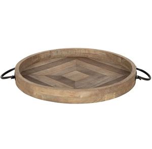 Bandeja de servicio de madera de Estilo vintage para el hogar, accesorio decorativo de gran calidad para hotel, restaurante, bar, utensilios de cocina, decoración de mesa, hecho en la India - Product Image 3