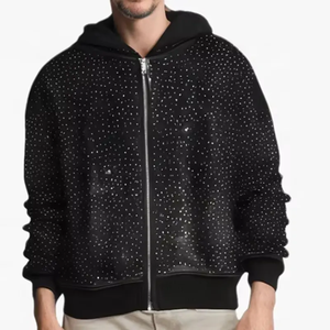 Streetwear à capuche pour hommes 100% coton Basics bonne qualité hiver épais polaire impression personnalisée Logo lourd approvisionnement OEM - Product Image 4
