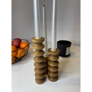 Industry Trending <b>Wooden</b> Candle Stand Set Of 3 Pcs Luxurious Design Fabulous Quality At Reasonable Price New Arrival - Product Image 6