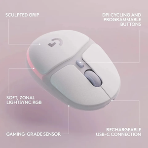 Ratón Inalámbrico Logitech <span class=keywords><strong>G705</strong></span> para Juegos, Ratón Óptico Programable RGB, 8200DPI, para Ordenador Portátil y PC - Product Image 6
