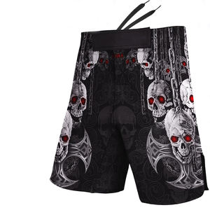 Pantalones cortos de Muay Thai de diseño personalizado de talla grande 2024, pantalones cortos de boxeo de gimnasio MMA de alta calidad para hombres - Product Image 1