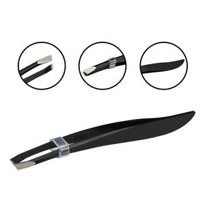 Pinzas para Cejas de Acero Inoxidable de Primera Calidad, Ultra Afiladas, con Punta Inclinada, para Depilación Fina, Ecológicas, Ligeras y Razonables - Product Image 2