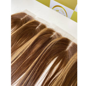 Meilleure vente 12 ''HD Lace Front Closure Extensions de cheveux humains bruts colorés non transformés à cuticule alignée Produits chauds de 2*4 - Product Image 1