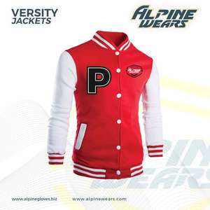 À la mode nouvelle Collection hommes confortable chaud veste d'hiver en plein air solide laine mâle Baseball Lettermen vestes pour garçons - Product Image 1