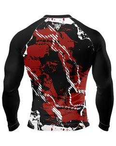 Rashguard à manches longues pour homme 180g Spandex/Polyester Respirant Impression par transfert par sublimation Service OEM - Product Image 2
