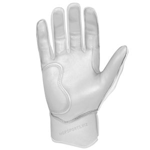 Gants de Frappeur de Baseball pour Adultes Gants de Frappeur de Baseball Softball en Cuir Personnalisé de Qualité Supérieure Gants de Frappeur à Paume Dorée à Manchette Courte - Product Image 4