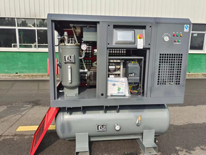 Compresor de Aire de Tornillo Integrado PM de Velocidad Variable 4 en 1 con Inyección de Aceite 15Kw/22Kw 16bar, Refrigerado por Aire, con Rodamientos, Tanque de Aire y Motor Secador de Aire - Product Image 5