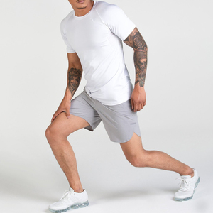 Short de Sport Homme Taille Haute Logo Personnalisé Grande Taille Short de Sport en Coton Pantalon Court Décontracté avec Poches Motif Sublimé - Product Image 4