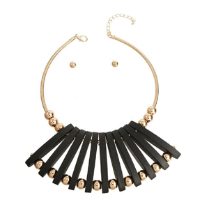 Collar de cuentas de madera de la mejor calidad para Niñas para fiestas, bodas y aniversarios, collares de moda de tendencia - Product Image 2