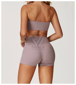 Ensemble Leggings Taille Haute et Soutien-Gorge de Sport pour Femme – Yoga, Gym, Fitness, Course à Pied – Soutien Élevé, Bretelles Croisées, Nylon Spandex - Product Image 6
