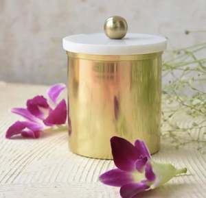 Caja contenedora multiusos de Metal y piedra más vendida, accesorios de cocina de especias o regalo decorativo de Navidad, Decoración de mesa, boda - Product Image 6