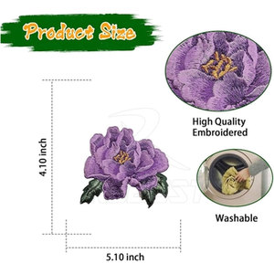 Patchs brodés légers de haute qualité, design uni, options personnalisées thermocollantes pour la décoration de vêtements - Product Image 3