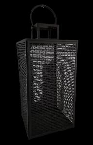 New Arrival Magnificent Matt Black Glass and Iron <b>Wall</b> Hanging Unique Lantern for Indoor Decoration Modern Style <b>Candle</b> <b>Holder</b> - Product Image 6