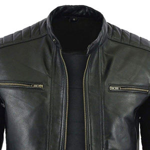 Diseña tus propias chaquetas de cuero a la moda Chaqueta de cuero de alta calidad para hombre al mejor precio Chaqueta de cuero/trabajo de manga larga - Product Image 5