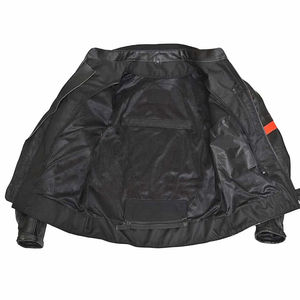 Venta al por mayor de chaqueta de cuero de los hombres con el logotipo personalizado de alta calidad de cuero de vaca chaquetas de motorista chaqueta de moto de cuero genuino - Product Image 5