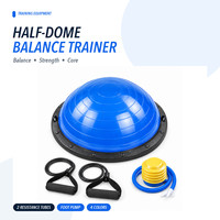 Ballon d'équilibre PUREFLEX personnalisé avec logo, 64 cm, ABS/PVC, pompe à air pour entraînement complet de fitness et de force