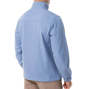 Vente en gros d'usine Veste softshell légère respirante à séchage rapide sur mesure pour hommes Nouveau design Tissu en toile à capuche devant - Product Image 2