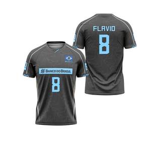 T-shirts personnalisés pour hommes, 100% polyester, séchage rapide, chemise de course personnalisée, impression par sublimation et broderie, chemises de course automobile - Product Image 6