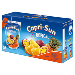 Bebida de Jugo Multivitamínica Caprisun Sin Azúcar, Bolsas de 200 ml, Paquete de 10 Cajas, 4 Cajas por Caja, Para Consumidores Conscientes de la Salud - Product Image 2