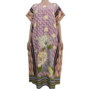 Nuevo vestido casual Daster súper cómodo y elegante para la ropa de dormir de la mujer vida diaria casual relajante y relajado para La VENTA - Product Image 1