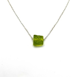 สร้อยคอเจาะแก้ว Moldavite ทำด้วยมือสำหรับผู้หญิง925สเตอร์ลิงเงินโรล่าลิงค์ห่วงโซ่โรแมนติกคลาสสิกสำหรับปาร์ตี้ - Product Image 1