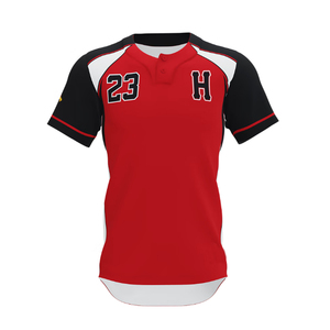 Vente en gros Maillot de baseball à manches courtes à 2 boutons personnalisé Maillot d'équipe Maillots de football France 2025 - Product Image 2