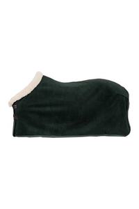 Couverture d'extérieur matelassée pour cheval, noire, col standard, rabat de queue moyen, 2 sangles de jambe, pour usage hivernal en extérieur - Product Image 4