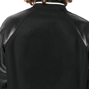 Chaqueta Bomber Varsity Estilo Gótico Personalizable para Hombre, Venta al Por Mayor 2024, Impermeable, Ecológica, Colores Personalizados Disponibles - Product Image 5