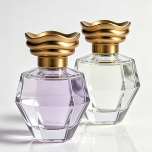 100ml Square Luxury Designer Perfume Bottle EDP EDT Lasts 12h <b>Spray</b> Screw Cap Stainless Steel Collar Glass Heat Transfer - Product Image 2