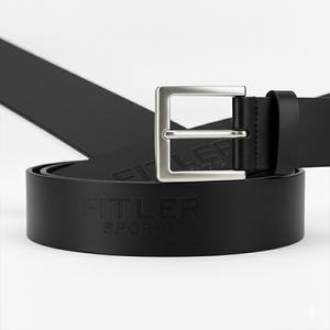Cinturón de Cuero Genuino con Logotipo Personalizado, Cinturón Casual de Cuero de Vaca de Grano Completo para Hombre, Fábrica de Sialkot, OEM, Correa de Cintura de Cuero de Lujo - Product Image 4