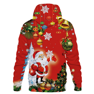 Sweat-shirt à capuche de Noël, polaire confortable d'hiver, pull décontracté pour les fêtes, image pour hommes, adolescents, cadeau, style tendance, Noël, cool, amusant - Product Image 6