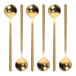 Wholesale Brass Tea Spice Rice Mini Measuring <b>Coffee</b> Teaspoon Small Spoon <b>Scoop</b> Party Natural Color - Product Image 3