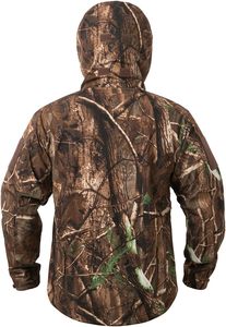2025 vêtements de chasse silencieux pour hommes coquille souple en plein air randonnée veste camouflage résistant à l'eau polaire à capuche manteau avec poches - Product Image 2