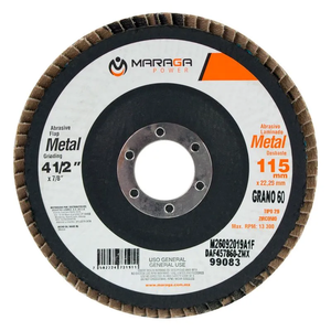 DISCO DE LÁMINAS 4-1/2" EJE 7/8" GR.60 TIPO 29 PAQUETE DE 10 PIEZAS DAF457860-ZMX - MARAGA - Product Image 1