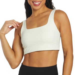 Sujetadores deportivos sin costuras de talla grande al por mayor OEM, estilo cuello alto, sin espalda, sin ribete, ropa deportiva para mujer de proveedor BD - Product Image 5