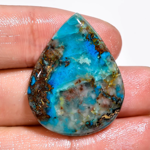 29.5ct เครื่องประดับอื่นๆทำด้วยมือคุณภาพระดับพรีเมียมอัญมณีอัญมณีจากพลอยสีฟ้าบำบัดแบบธรรมชาติ - Product Image 1