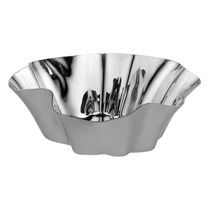 Bol de cuisine en argent plaqué, forme personnalisée, finition argentée, décorations de table, service et stockage de fruits pour les grands festivals - Product Image 1